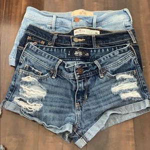 Hollister Shorts - Bundle of 3 denim shorts Hollister Shorts - Bundle of 3 denim shorts
